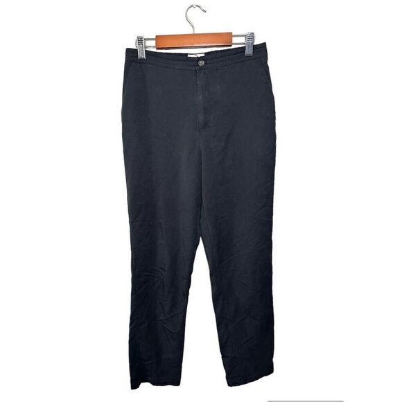 Marine Layer Women's Black Allison Straight Leg Pants‎ Small 13541 Holyday2020 - Picture 1 of 9